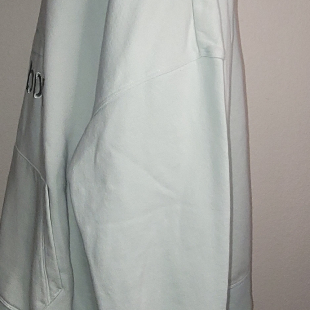 Reebok Women's Plus Large Logo Hoodie with Pocket in "surf spray green" Sz 3XL - Picture 3 of 7